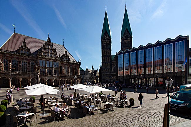 Marktplatz mit UNESCO-Weltkulturerbe