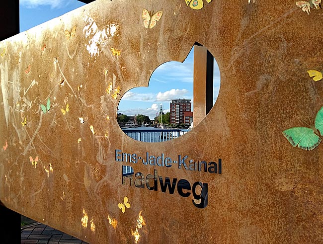 Emden in East Frisia - Ems-Jade Canal Cycle Path