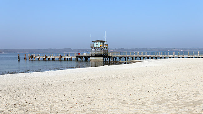 Strand in Glücksburg - Bremen sehenswert - distant places
