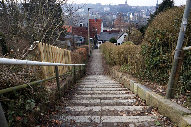 Flensburg, The Little St. George’s Stairs (Die Kleine Sankt-Jürgen-Treppe) - Bremen sehenswert - distant places