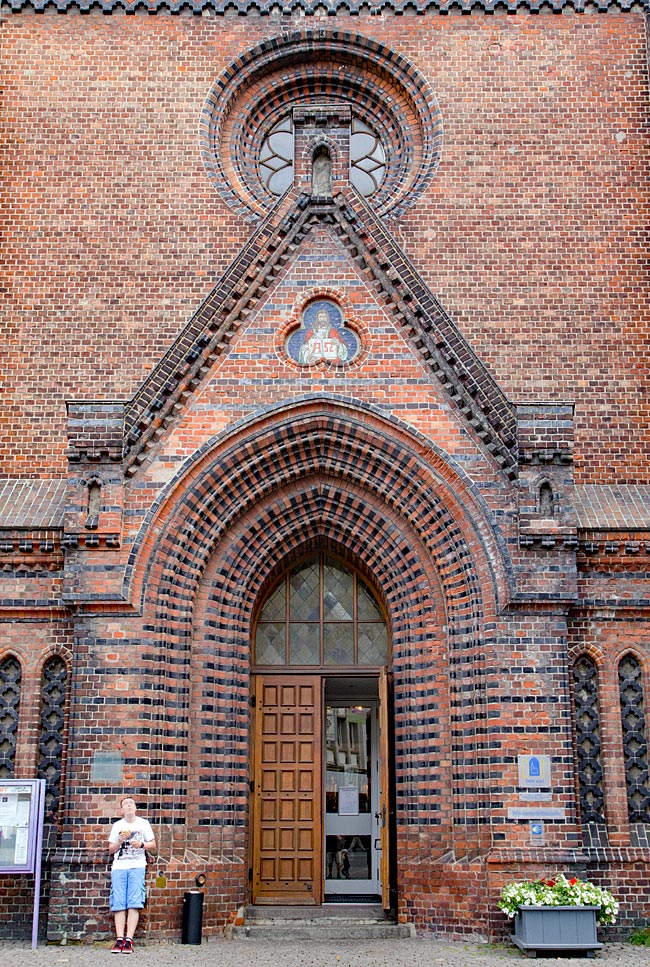 Kiel - Part of the façade of St. Nicholas’ Church
