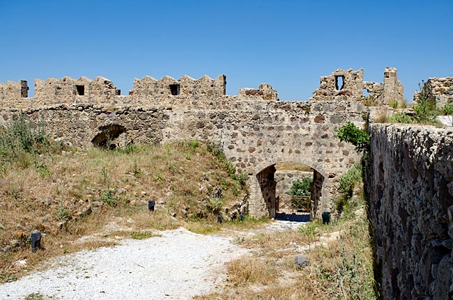 Kos in Greece - The Knights Hospitaller Fortress near Antimachia