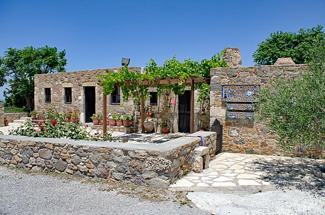 Kos in Greece - Antimachia - traditional house as Museum