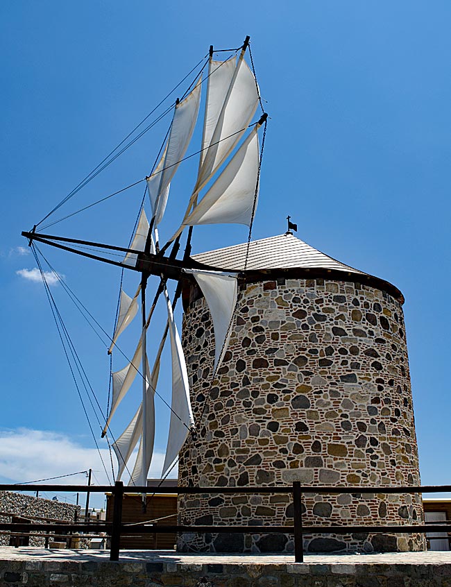 Kos in Greece - Windmill in Antimachia