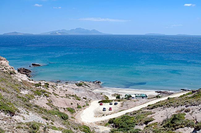 Kos in Greece - View of the small Camel Beach