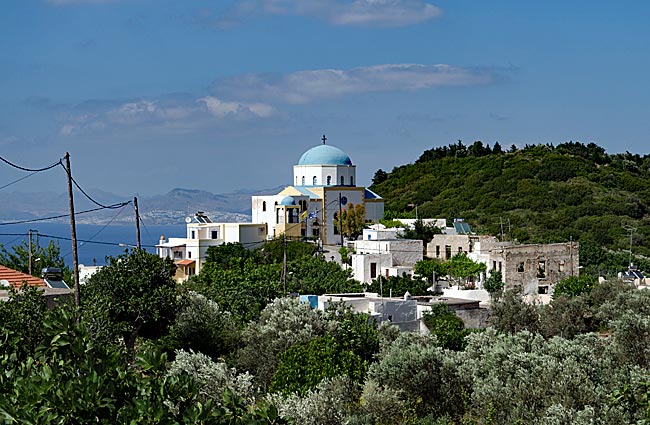 Kos in Greece - Assomati Taxiarhes Church in Lagoudi
