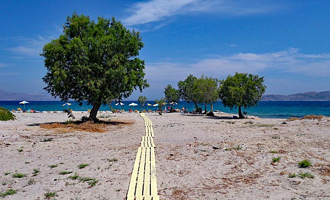 Kos in Greece - Beach in Marmari
