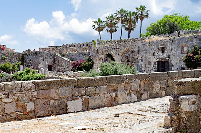 Kos Town in Greece - in der Festung Neratzia