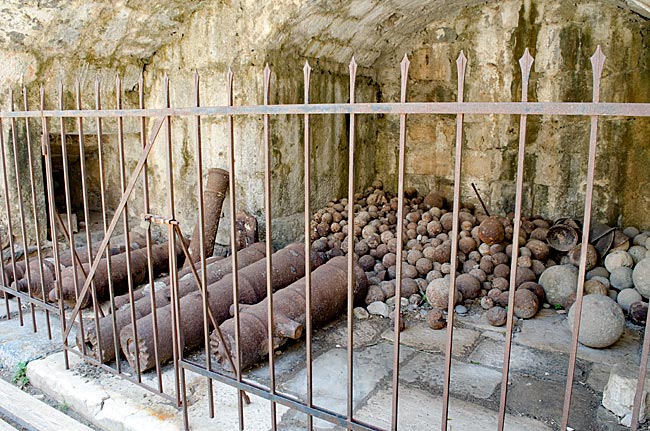 Kos Town in Greece - in der Festung Neratzia
