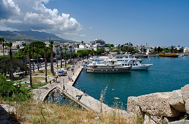 Kos Town in Greece - View of Kos Town Harbor