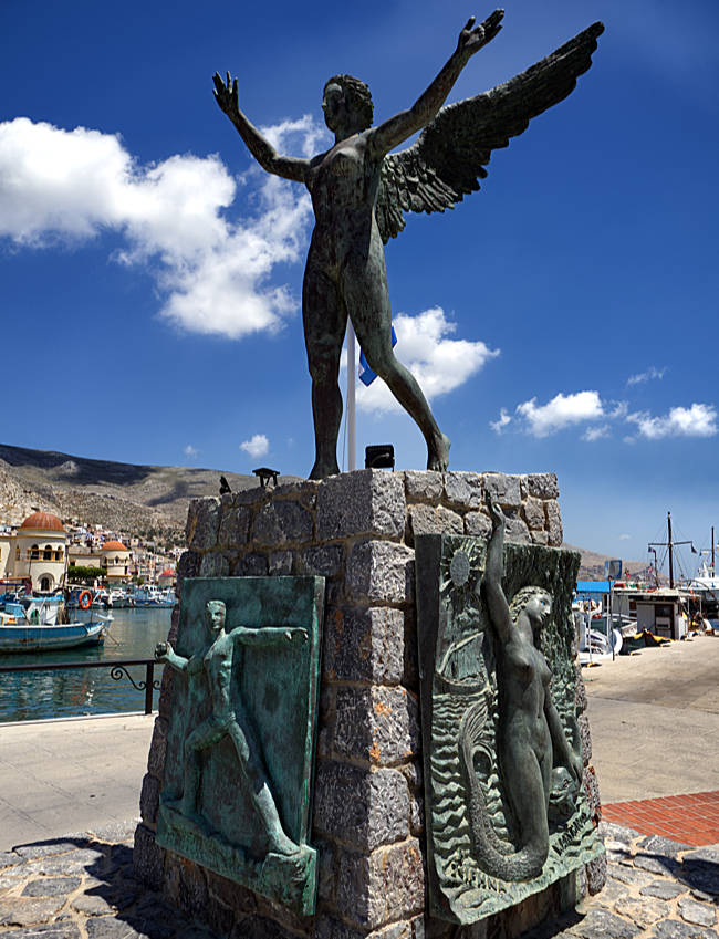 In the port of Pothia on Kalymmos