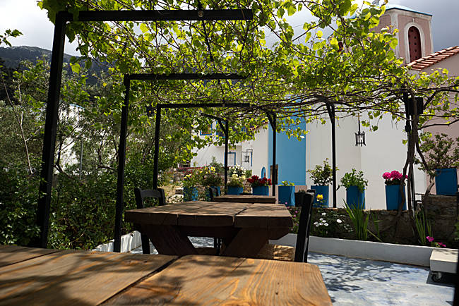 Kos in Greece - Tavern in Zia