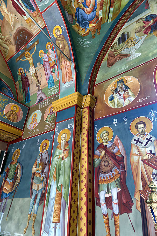Kos in Greece - In the Assomati Taxiarhes church in Lagoudi