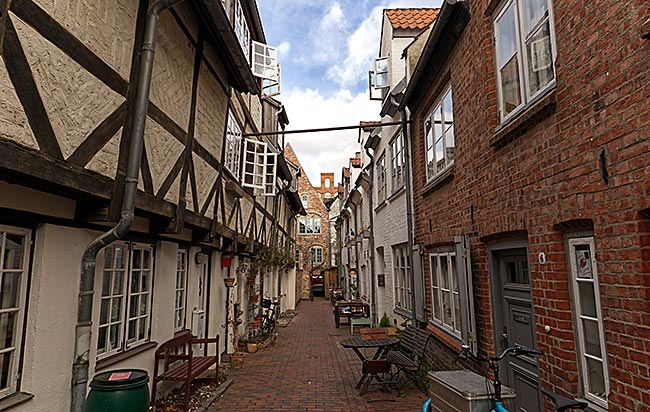 Hansestadt Lübeck - Historisches Hinterhof