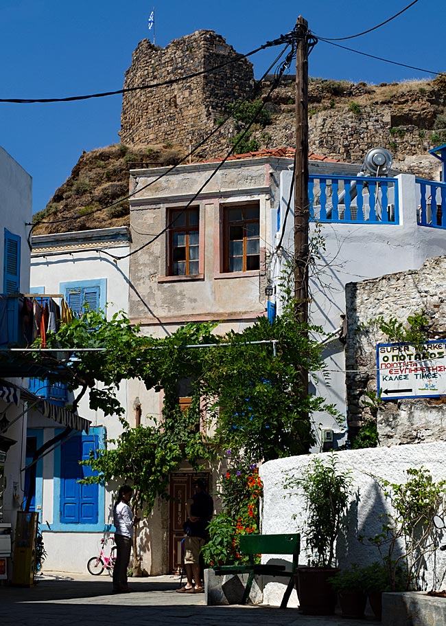 Greece - Nisyros - View of the Knights' Fortress