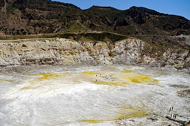 Greece - Nisyros - Stefanos Crater - View from the Crater Rim