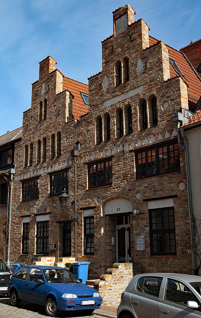 Rostock - Protected historic house on Lohgerberstraße