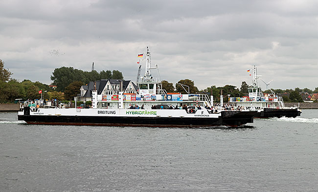 Rostock - Warnemünde - ferries on the warnow river