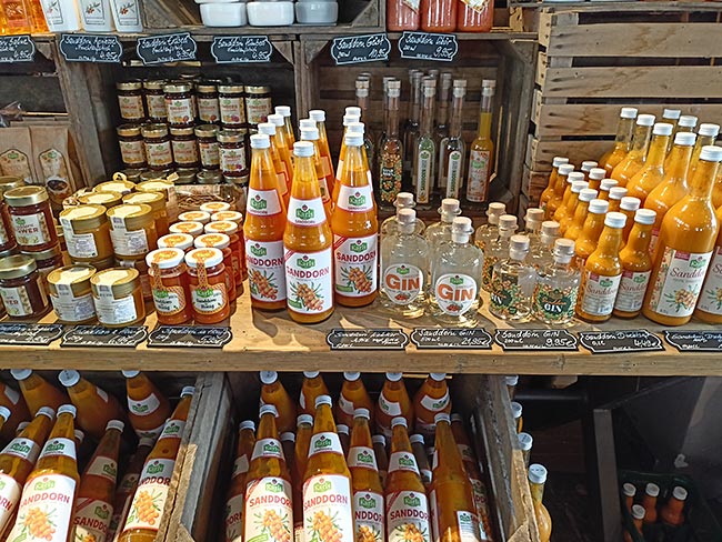 Rostock - Warnemünde - A selection of products from Karl's, located right next to the ferry terminal in Warnemünde