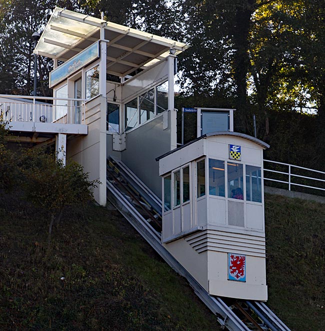 Rügen - Sellin - Inclined elevator next to the Stairway to Heaven