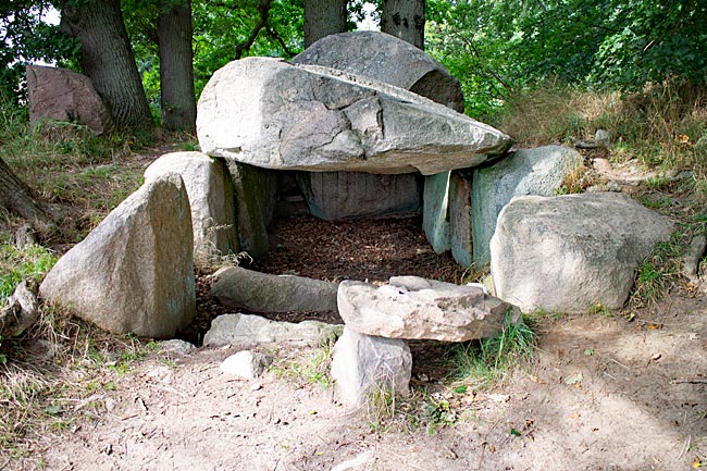 Rügen - One of the megalithic tombs near Lancken-Granitz