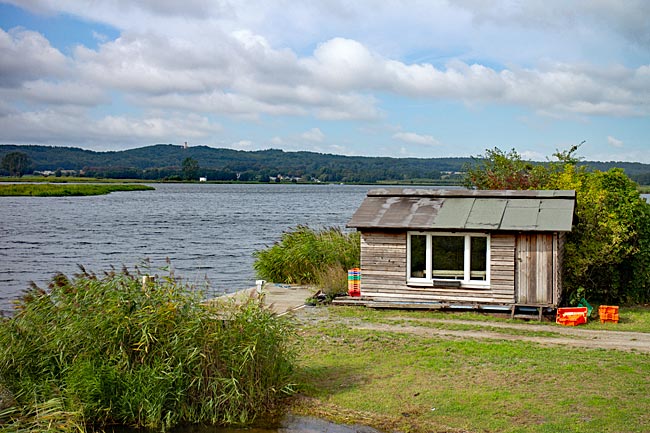 Rügen - Fisherman's hut at Neuensiener See