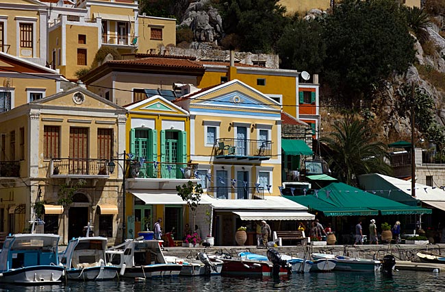 Greece - Symi - Harbor promenade