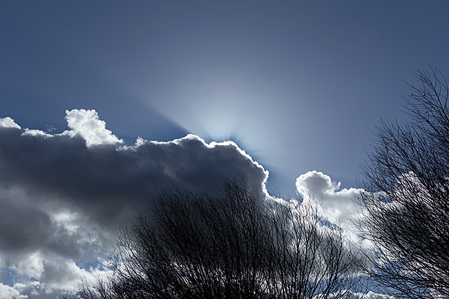 Wismar - beach on Bad Wendorf - Clouds in the Backlight