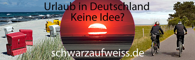 Reisemagazin schwarzaufweiss - Urlaub in Deutschland