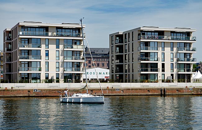 Bremerhaven - Blick über den Neuen Hafen - Bremen sehenswert