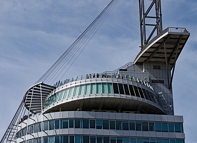 Bremerhaven - Aussichtsplattform auf dem Atlantichotel SAIL City - Bremen sehenswert