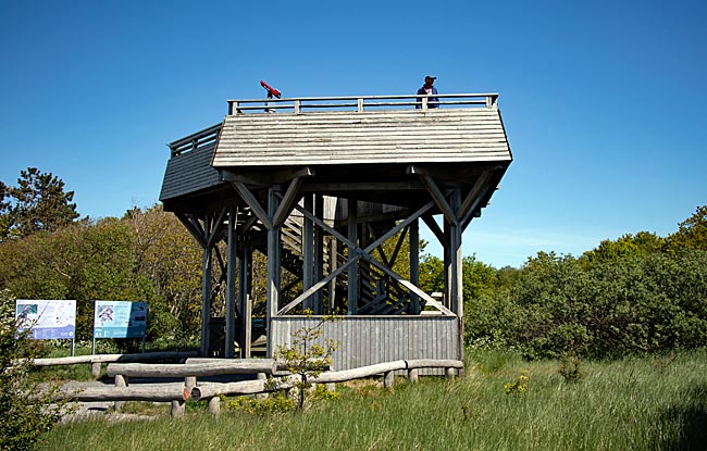 Cuxhaven - Aussichtsturm zwischen Duhen und Sahlenburg