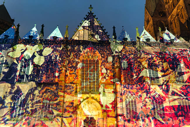Bremen - St. Petri Dom - Lichter der City 2025