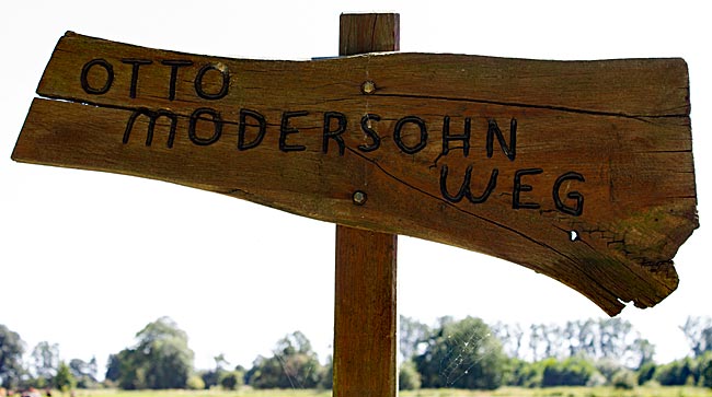 Fischerhude - Wegweiser Otto Modersohn Weg