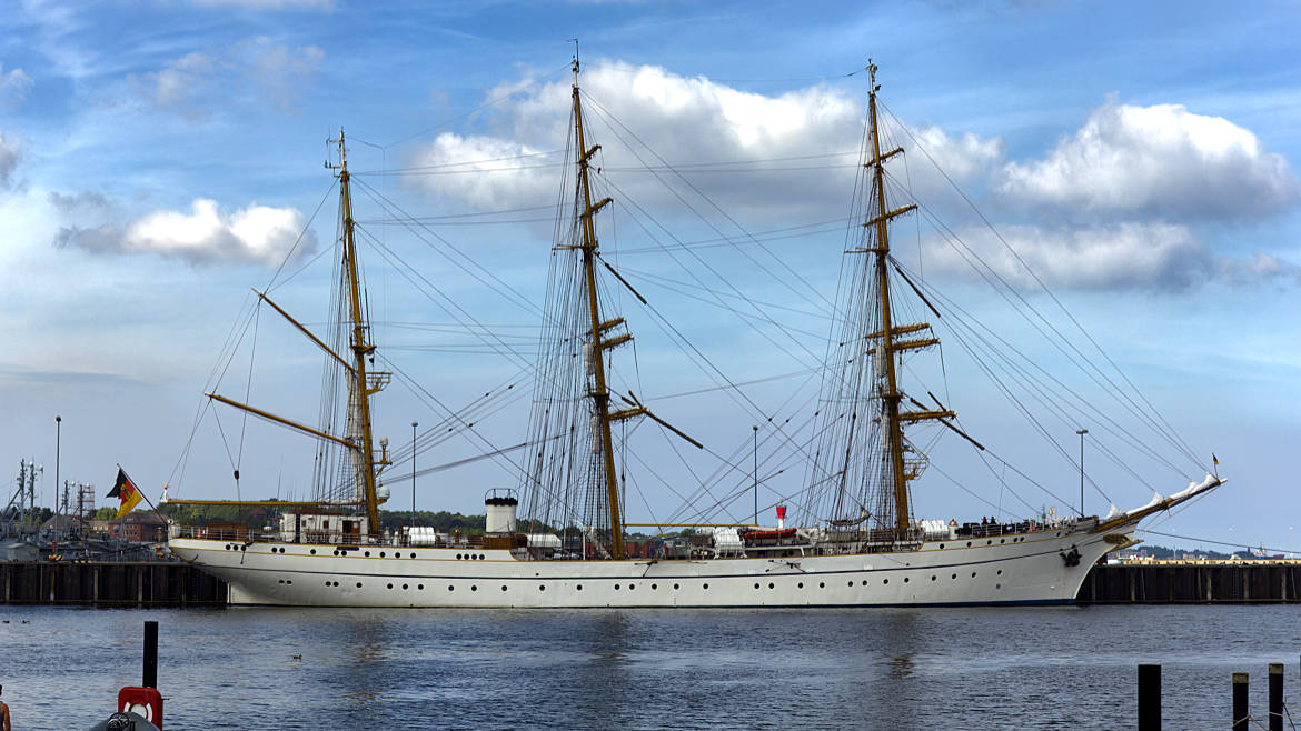 Segler Gorch Fock in Kiel - Bremen sehenswert