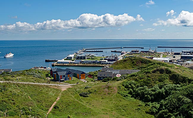 Helgoland - Blick auf den Südhafen