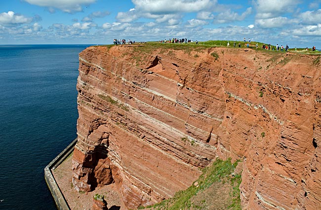 Helgoland - Auf dem Klippenrandweg unterwegs