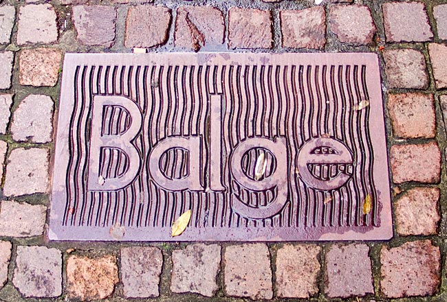 Gedenkplatte an die Balke neben der Sögestraße - Bremen sehenswert