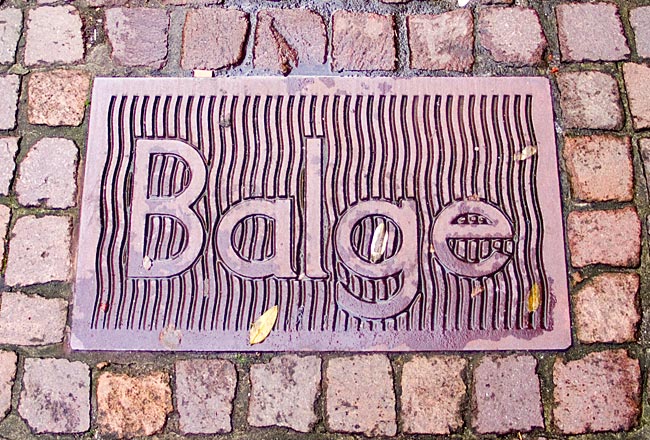 Gedenkplatte an die Balke neben der Sögestraße - Bremen sehenswert