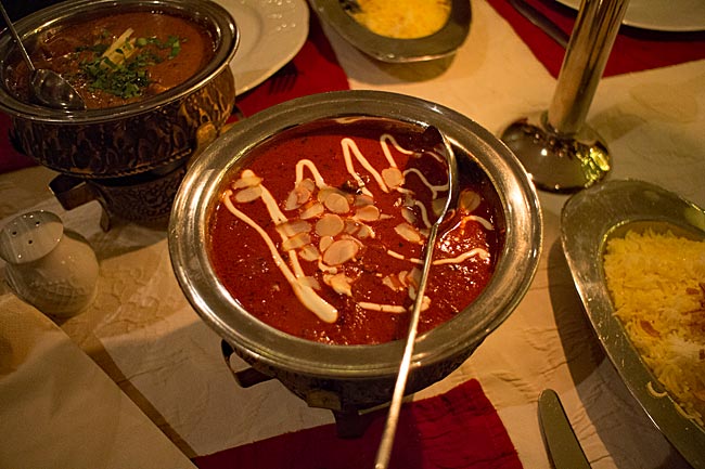 Indisches Essen im Restaurant Maharani - Bremen sehenswert