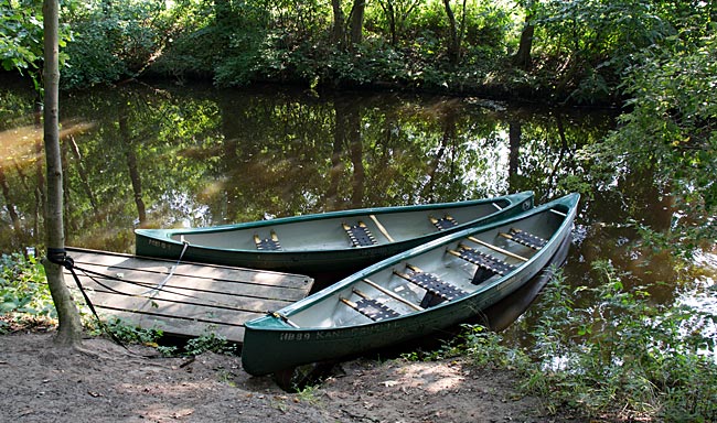 Kanufahren am Stadtwald entlang - Bremen sehenswert