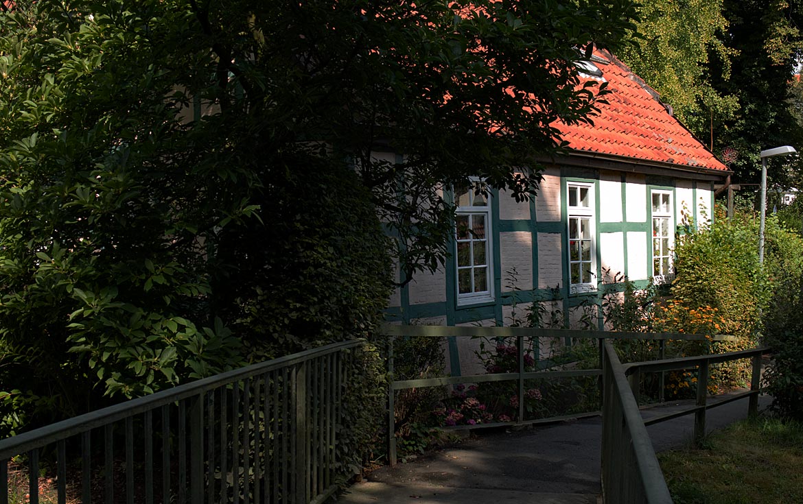 Lilienthal - kleine Brücke über die Wörpe - Bremen sehenswert