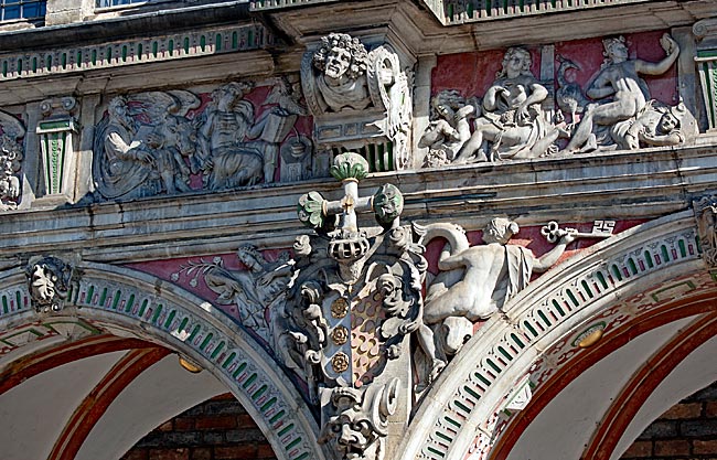 Bremen - Altes Rathaus Detailansicht - Unseco-Weltkulturerbe