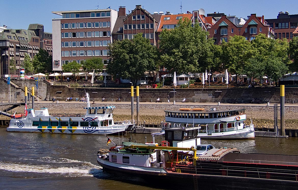 Blick auf die Schlachte - Bremen sehenswert