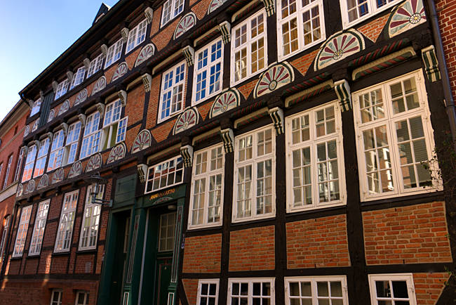 Stade - Traufenhaus in der Bäckerstraße