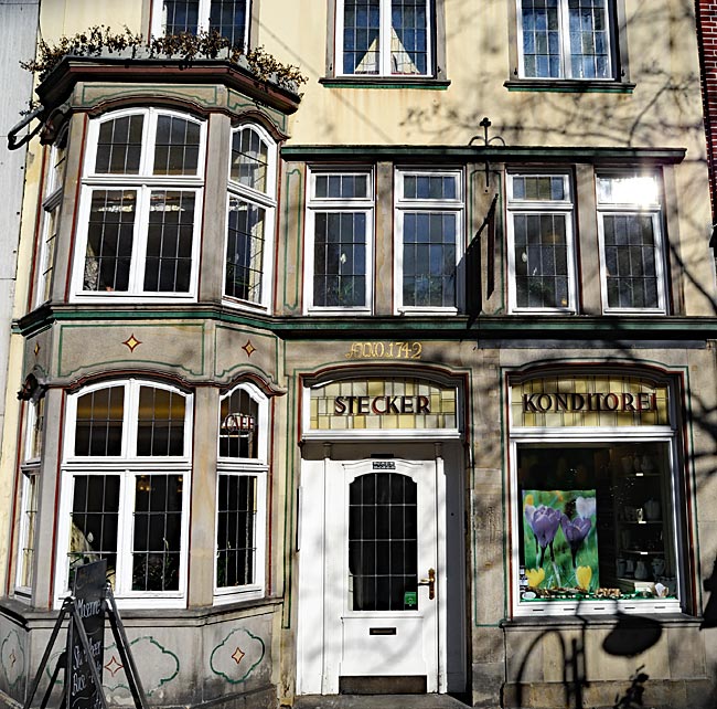 Stecker Konditorei in der Knochenhauerstraße - Bremen sehenswert