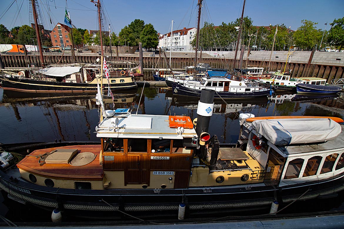 Museumshafen in Vegesackin Bremen-Nord - Bremen sehenswert