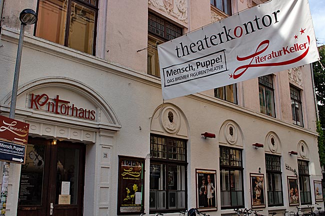 Kontorhaus mit Theaterkontor und Literaturkeller im Viertel Bremen