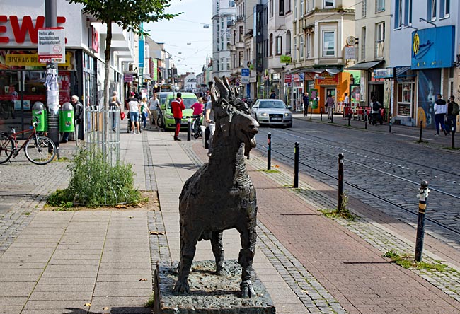 Der Ziegenmarkt im Steintor im Viertel - Bremen sehenswert