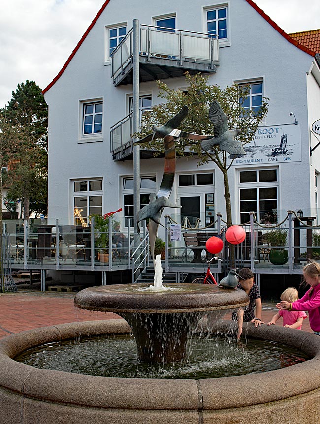 Wangerooge - Brunnen in der Zedeliusstraße